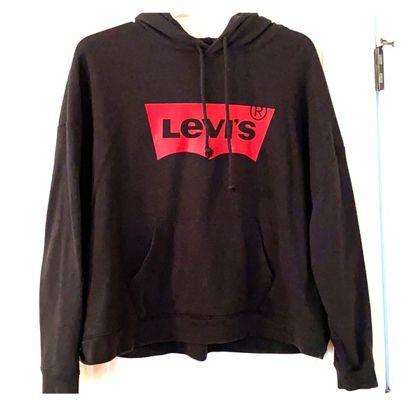black levi's sweatshirt womens
